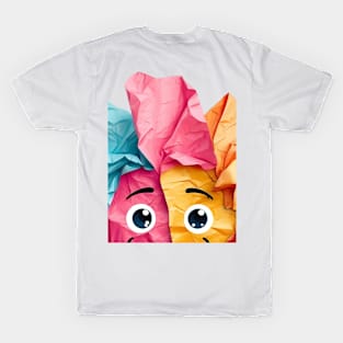 Multi-Color Gift Wrapping Tissue Pape T-Shirt